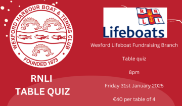 RNLI Table Quiz