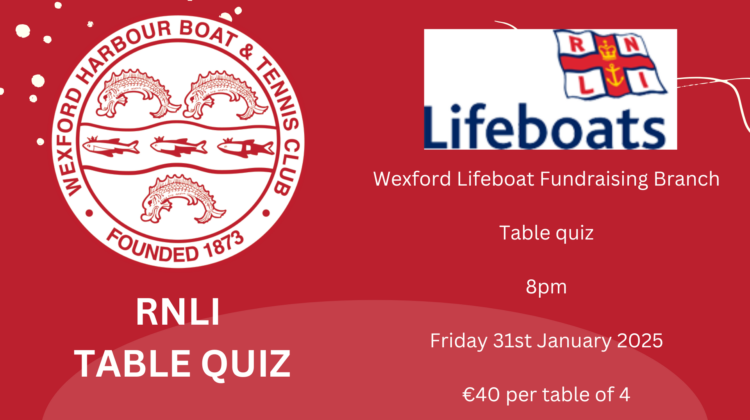 RNLI Table Quiz