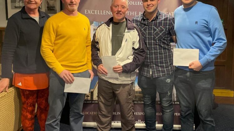 Talbot Hotel Winter Doubles League Finals