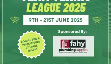 Fahy Plumbing Supplies Teams Tennis League